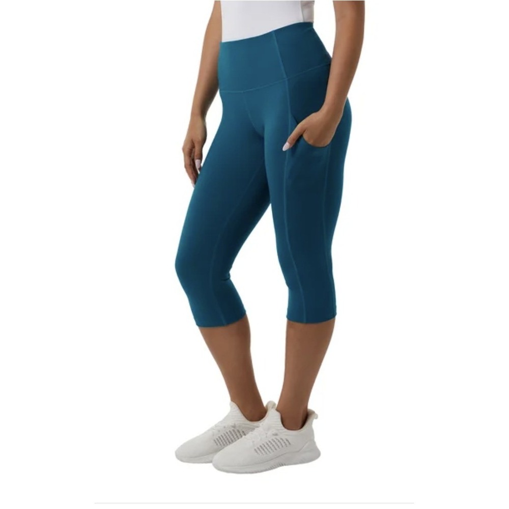 32 Degrees Women's Cropped Tights Blue X-Small New with Tags! - Picture 2 of 4